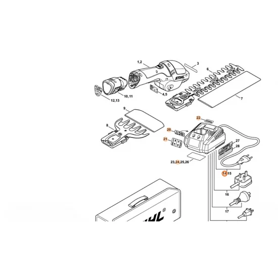 STIHL  Ładowarka 4515 430 2500